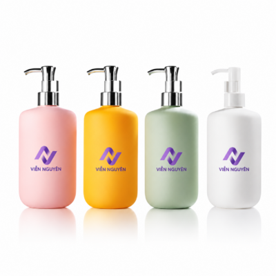 Chai sữa tắm dầu gội cao cấp vòi bạc